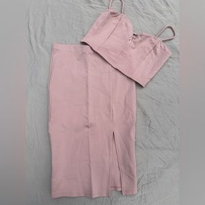 Light pink two piece set. Size XS